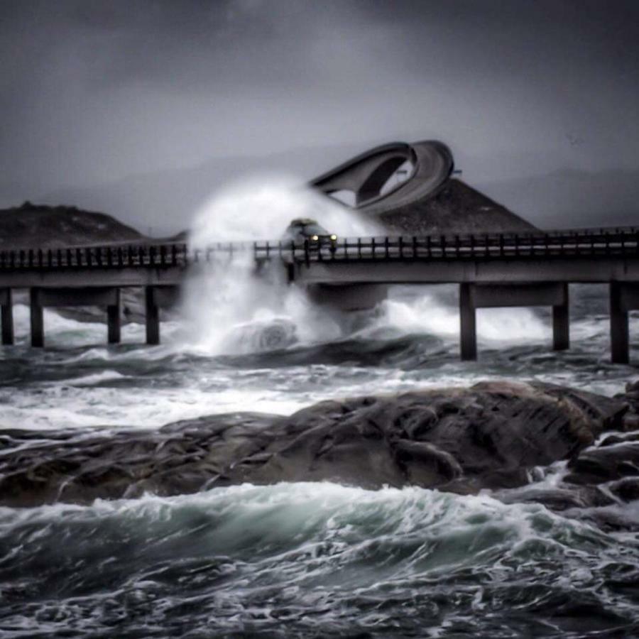 Apartamento Ola Bua Near The Atlantic Road Lyngstad Exterior foto